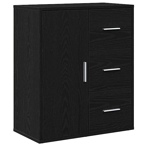 vidaXL Sideboard Schwarze Eiche 60 x 31 x 70 cm Holzwerkstoff 871407 günstig online kaufen