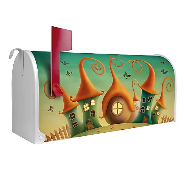 Banjado Amerikanischer Briefkasten Weiß 48x22x16cm US Mailbox Letterbox Pos günstig online kaufen