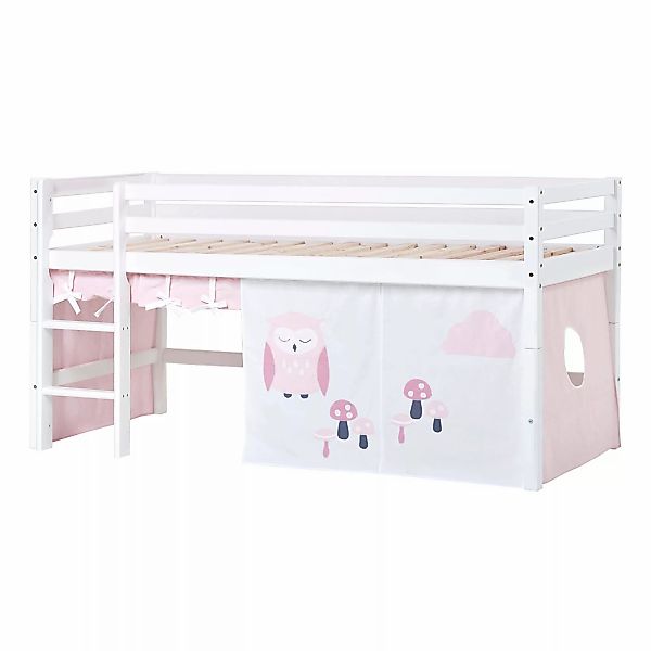 Hoppekids Hochbett "ECO Dream, Kinderbett, Spielbett, Halbhohes Bett aus Ma günstig online kaufen