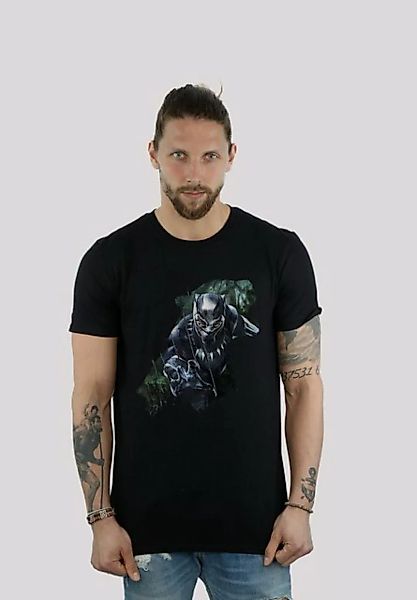 F4NT4STIC T-Shirt Marvel Black Panther Wild Sillhouette Print günstig online kaufen
