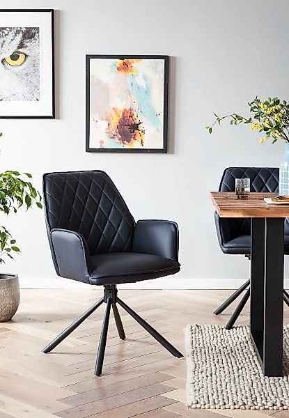 SalesFever Esszimmerstuhl "Vancouver Armlehnstuhl fürs Esszimmer" (Set) 2 S günstig online kaufen