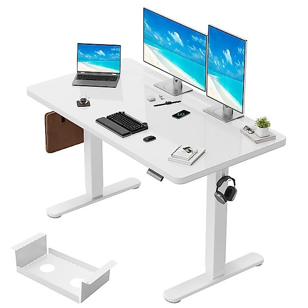 HOMALL Schreibtisch Höhenverstellbarer Schreibtisch mit 4-stufiger günstig online kaufen