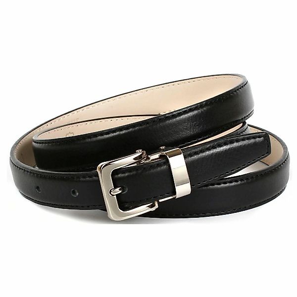 Anthoni Crown Ledergürtel genarbt, in schmaler Form günstig online kaufen