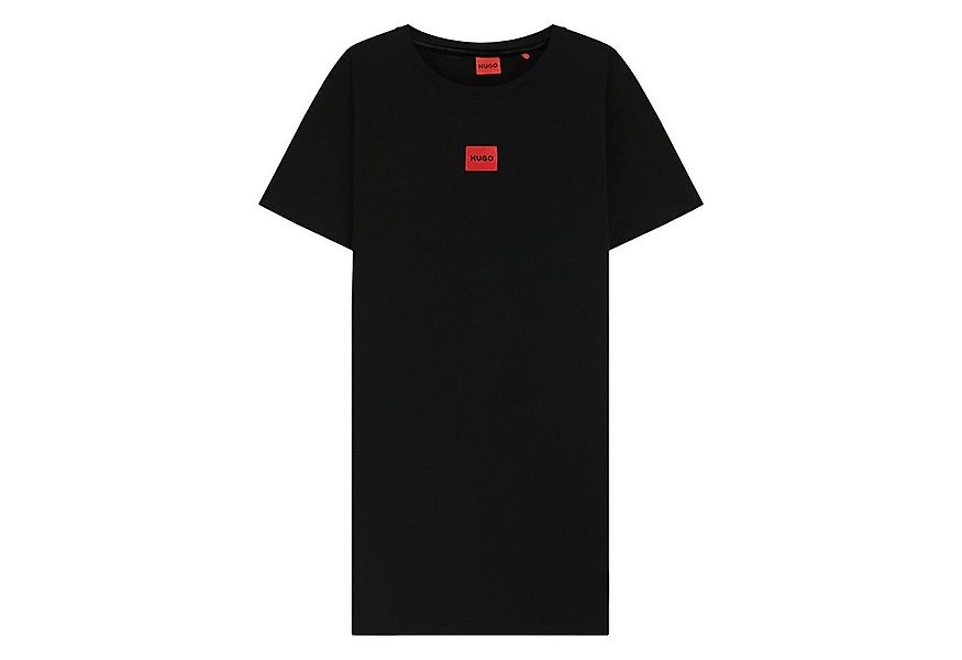 HUGO Nachthemd Nite Nighty mit Schlitz und aufgesticktem Markenpatch günstig online kaufen