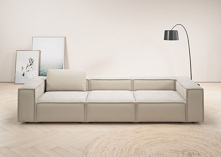 Home affaire 3,5-Sitzer »Watertown, modernes Big-Sofa XXL, 336 cm Breite, a günstig online kaufen