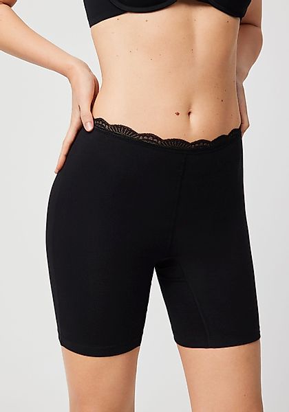YSABEL MORA Lange Unterhose "BASIC COLLECTION COTTON WITH LACE" 2er Pack, a günstig online kaufen