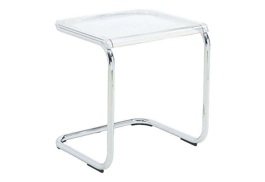 en.casa Beistelltisch, »Brosa« 44x37x48 cm Transparent günstig online kaufen
