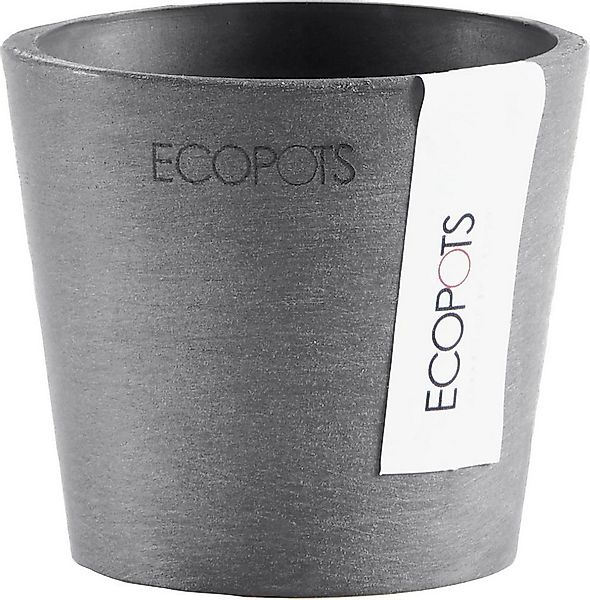 ECOPOTS Blumentopf AMSTERDAM Mini Grey, BxTxH: 8x8x7 cm günstig online kaufen