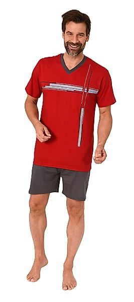 Normann Pyjama Normann Herren Schlafanzug Shorty günstig online kaufen