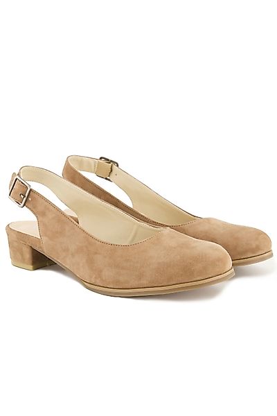 Ulla Popken Lederpumps Veloursleder Zierspange Weite günstig online kaufen