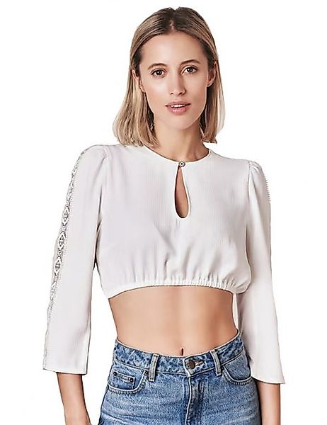 Trachtenland Trachtenbluse Julia Trentini 'Romina' 7/8 Langarm 710265, Ecru günstig online kaufen