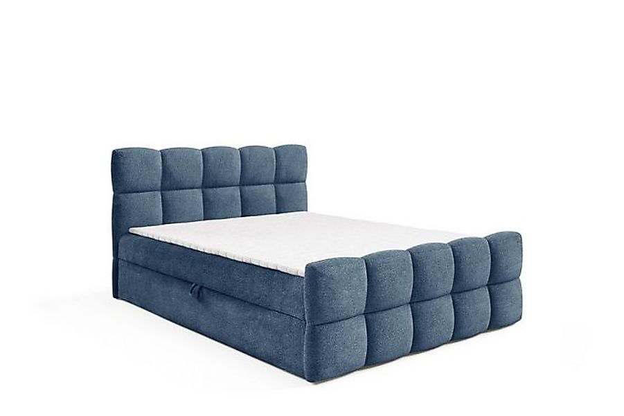 yourhouse24 Boxspringbett Valentino mit 2 Bettkästen, Doppelbett mit Bonell günstig online kaufen