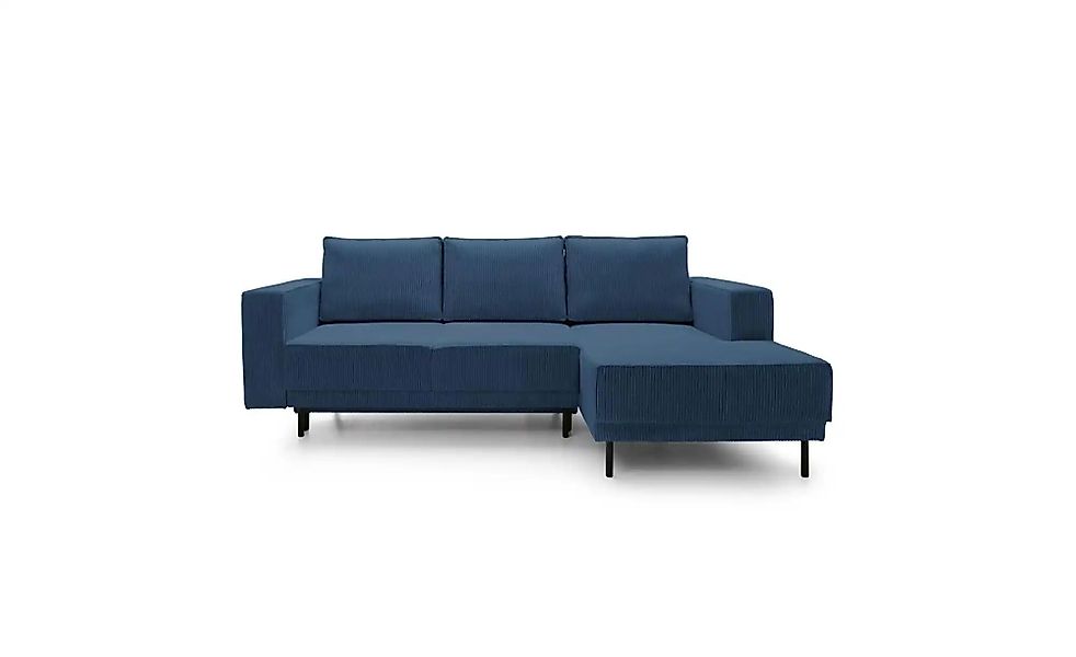 Selsey Ecksofa mit Schlaffunktion Rodario Mini ¦ blau ¦ Maße (cm): B: 241 H günstig online kaufen