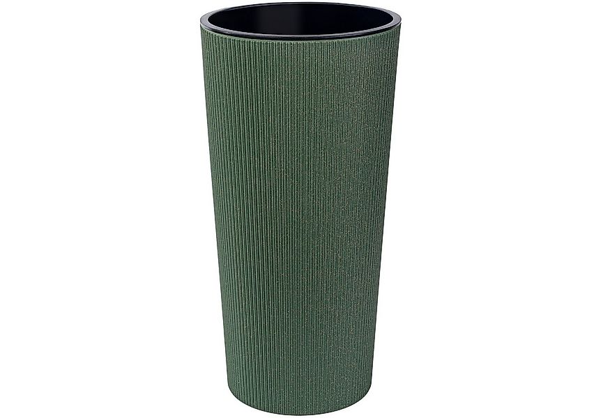 KONZEPT Blumentopf Hoch mit Einsatz, Rillenstruktur, für Garten, Balkon, fü günstig online kaufen