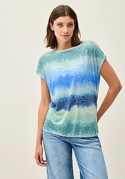 Cecil Print-Shirt, mit Glitzer-Wording-Print günstig online kaufen