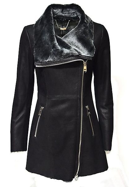 Levinsky Furs Ledermantel Ljefa Damen Lammfellmantel mit versetztem Reißver günstig online kaufen