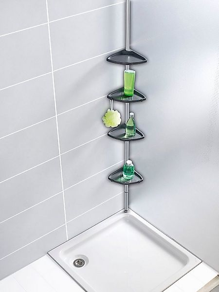 WENKO Duschablage Teleskop Duschecke Compact günstig online kaufen