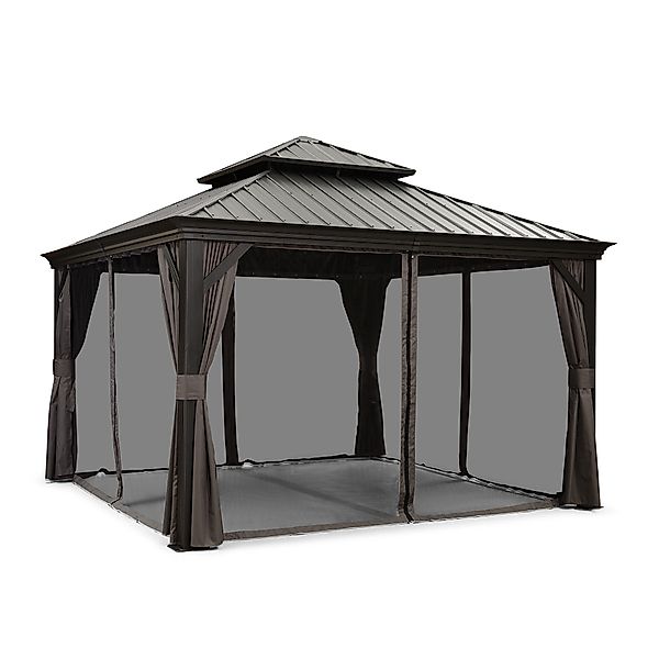 PURPLE LEAF Pavillon Außenbereich Alu Gartenpavillon günstig online kaufen