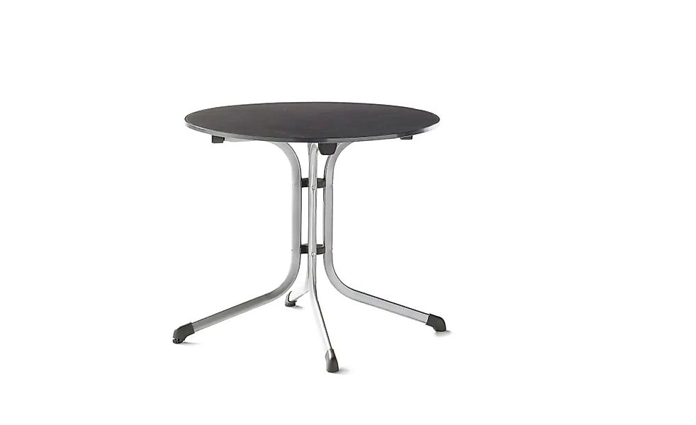 Sieger Klapptisch   ¦ grau ¦ Maße (cm): B: 85 H: 73  Ø: 85 Garten > Gartenm günstig online kaufen
