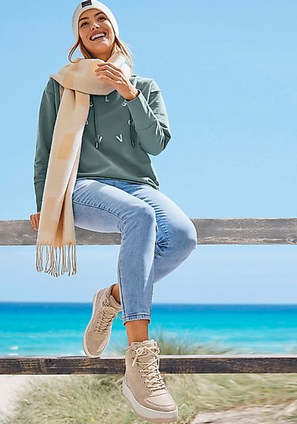 Elbsand Schal Fransenschal, weicher Winterschal, Damenschal, günstig online kaufen
