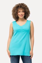 Ulla Popken Longtop Ripptop Wellenkanten Slim günstig online kaufen