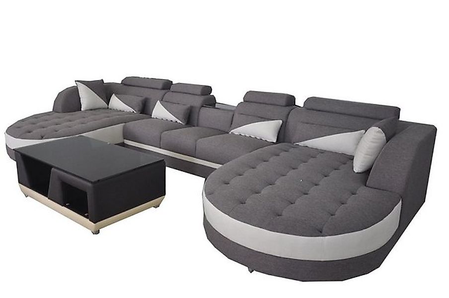 JVmoebel Sofa Ecksofa Design Eckgarnitur Eckcouch Sofa Wohnlandschaft Couch günstig online kaufen