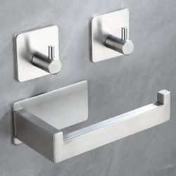 LuxusKollektion Badaccessoire-Set Toilettenpapierhalter ohne Bohren Edelsta günstig online kaufen