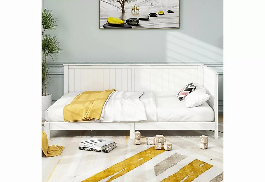 Dedom Daybed Schlafsofa 90*200 cm,Einzeltagesbett aus Holz,Kinderbett,weiß günstig online kaufen
