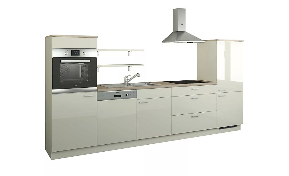 Küchenzeile ohne Elektrogeräte  Kassel ¦ creme ¦ Maße (cm): B: 330 Küchen-o günstig online kaufen