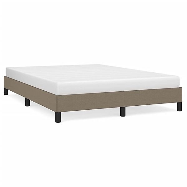 vidaXL Bettgestell Taupe 140x190 cm Stoff Modell 11359345 günstig online kaufen