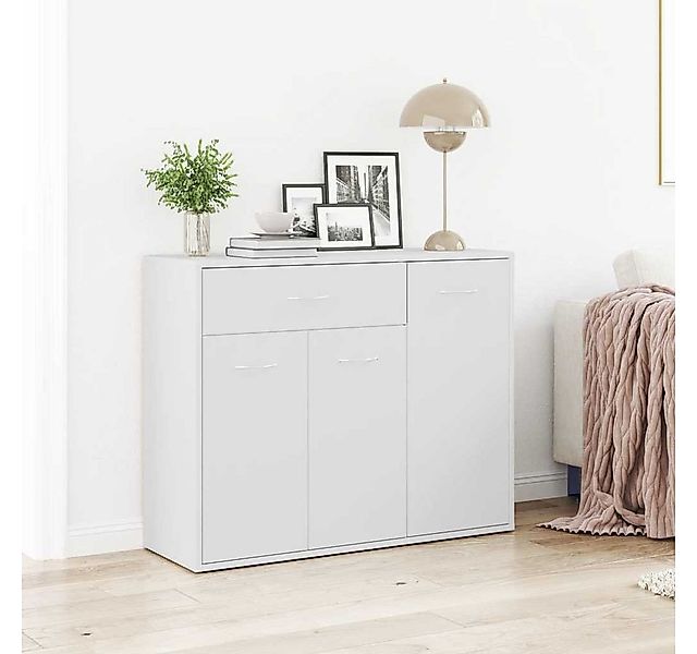 furnicato Sideboard Weiß 88x30x70 cm Holzwerkstoff (1 St) günstig online kaufen