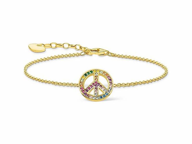 THOMAS SABO Silberarmband Peace-Zeichen A2071-996-7-L19V günstig online kaufen
