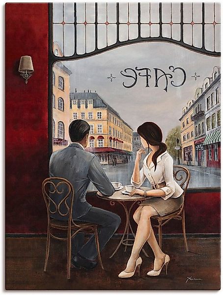 Artland Wandbild Café, Restaurant & Cafés (1 St), als Alubild, Leinwandbild günstig online kaufen