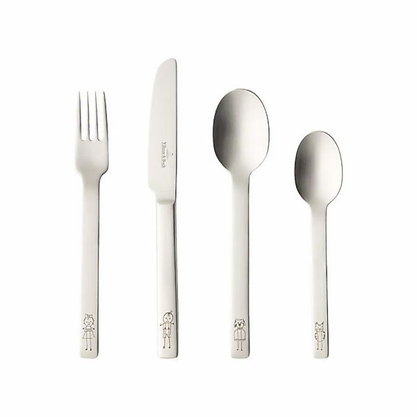Villeroy & Boch Kinderbesteck "Kinderbesteck One 4er Set silber" günstig online kaufen
