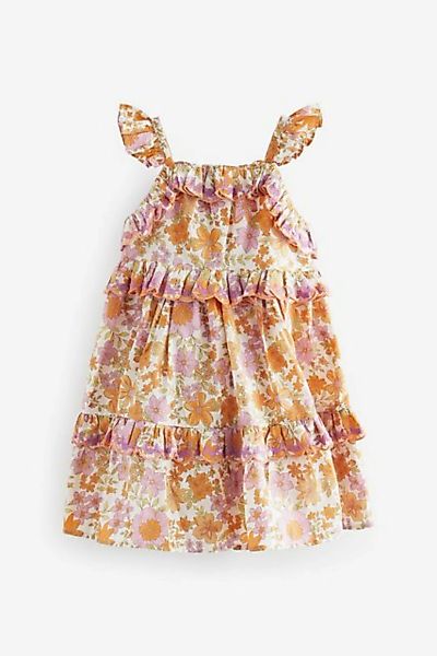 Next Sommerkleid Gestuftes Kleid aus Baumwolle (1-tlg) günstig online kaufen