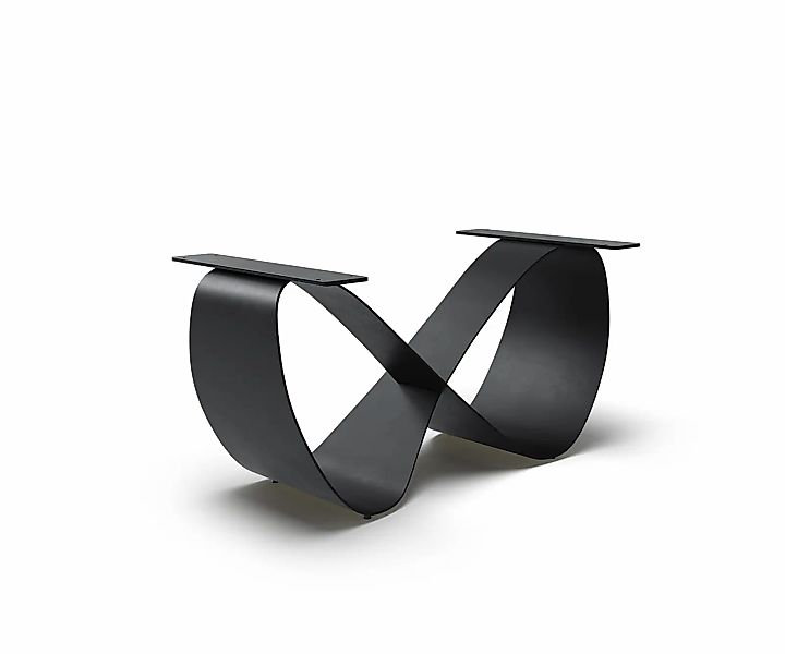 Tischgestell Infinity Metall Schwarz für Ausziehtisch von 180-300 cm günstig online kaufen