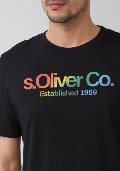 s.Oliver Kurzarmshirt T-Shirt mit Pride-Motiv günstig online kaufen