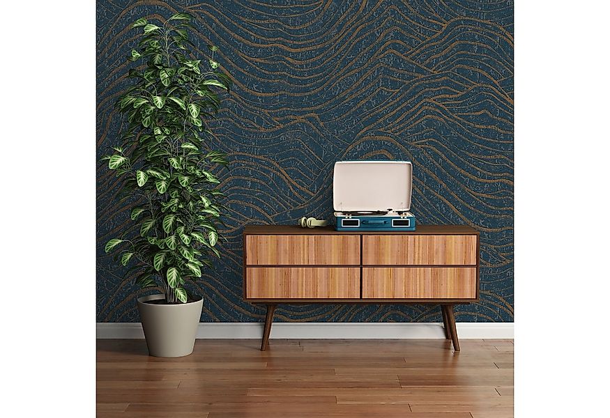 A.S. Création Vliestapete Jade 2 3D-Tapete Mustertapete Metallic-Effekt 3D, günstig online kaufen