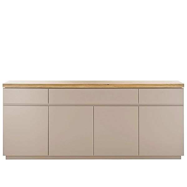 expendio Sideboard Previn 2 Warmgrau lackiert 200x86x40 cm günstig online kaufen