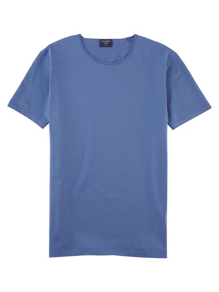 OLYMP T-Shirt Casual mit Rollkante am günstig online kaufen