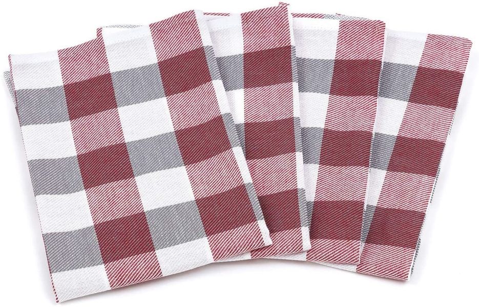Zestri Geschirrtuch 4er-Set kariert aus 100% günstig online kaufen