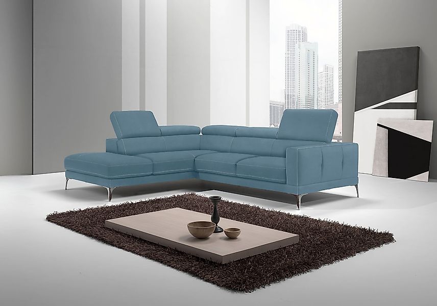 Egoitaliano Ecksofa "Claudie, Designsofa mit extrakomfortablem Sitzkomfort" günstig online kaufen