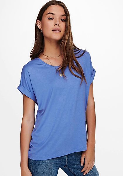 ONLY T-Shirt "ONLMOSTER – Kurzarmshirt mit Aufschlag und klassischem Look" günstig online kaufen