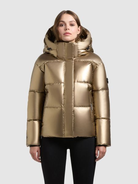 khujo Steppjacke DEVINA2 SHINY abnehmbare Kapuze, günstig online kaufen