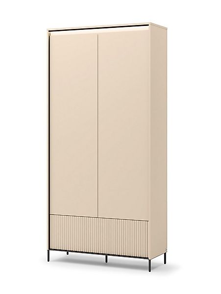 Compleo Garderoben-Set Kleiderschrank und Kommode, Elegant Design, mit geri günstig online kaufen