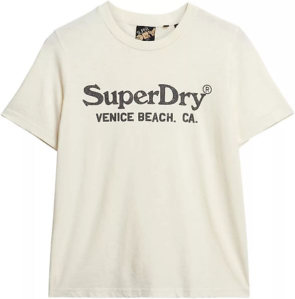 Superdry T-Shirt METALLIC VENUE RELAXED TEE günstig online kaufen