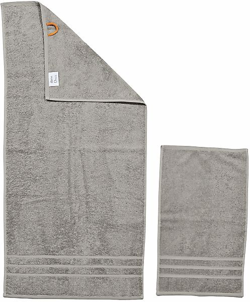 done.® Handtuch Set »Daily Uni«, (Set, 4 St., 2 Gästetücher (30x50 cm)-2 Ha günstig online kaufen