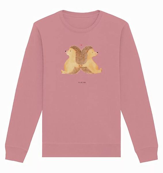 Mr. & Mrs. Panda Longpullover Größe L Igel händchenhaltend - Canyon Pink - günstig online kaufen