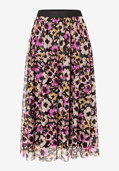 MORE&MORE Sommerrock Printed Mesh Skirt günstig online kaufen