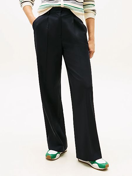 Tommy Hilfiger Anzughose "TIMELESS WOOL WIDE LEG PANT" günstig online kaufen